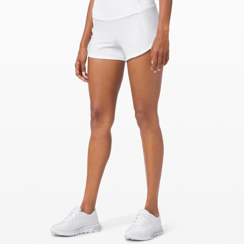 Lululemon Speed Up Short in white